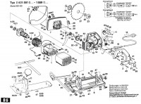 Bosch 0 601 557 001  Circular Hand Saw 110 V / Eu Spare Parts